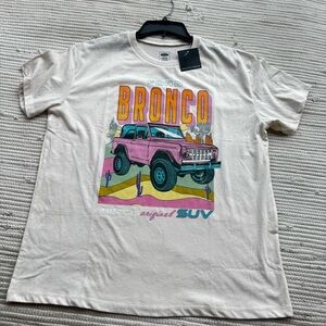 Ford Bronco Graphic Tee XXL Official Licensed Retro Pastel SUV Shirt